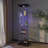 Stylish Easy - To Clean Tempered Glass Display Cabinet With Remote Controlled Led Lights, 4 Shelf, For Showcasing Wine Bottles And Medals Modern Black Control 1 Door 45 Pound Load Bearing Per Assemble-275490252