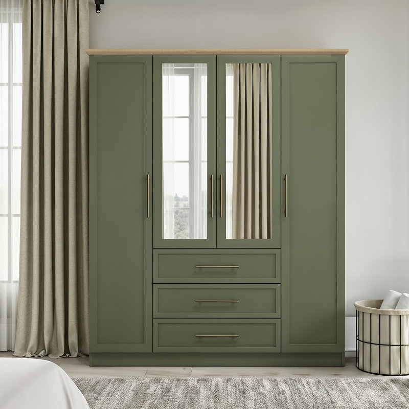 Cleverton Mirage Bedroom Set, Kale Green