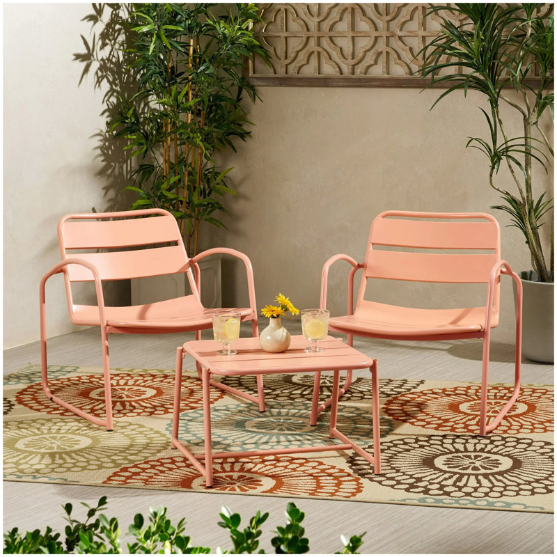 CONRAD  CHAT SET, Coral