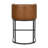 26" Counter Height Bar Stools, Faux Leather Barrel Counter Chairs -1695636040