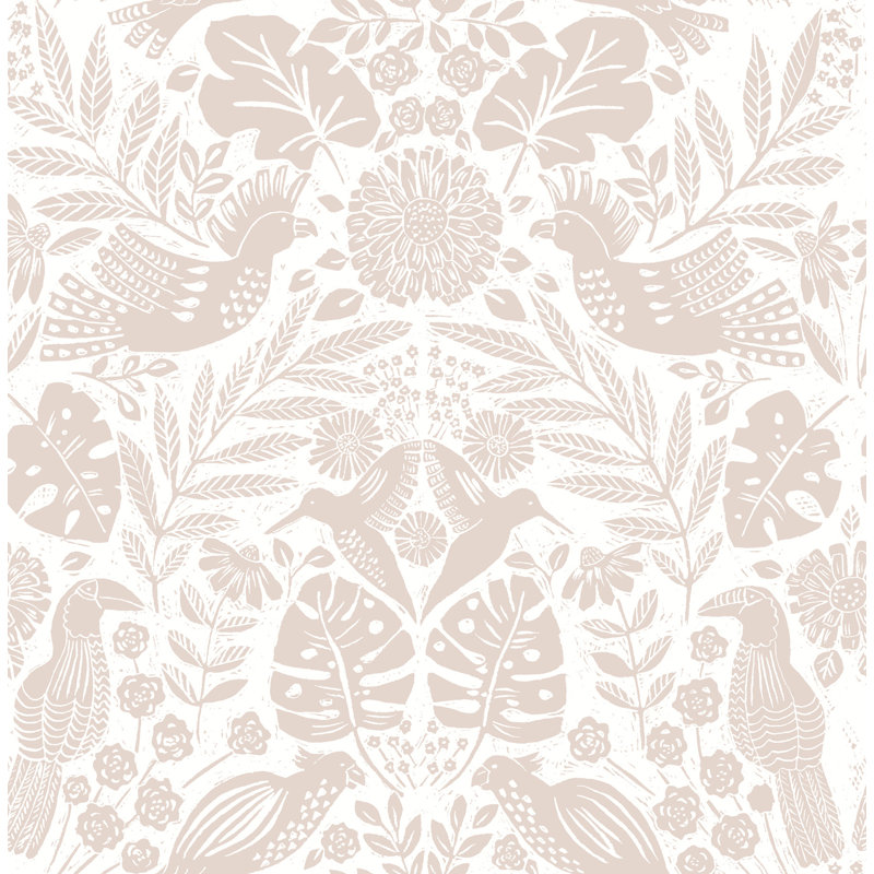 Double rouleau floral Pomona, Rose