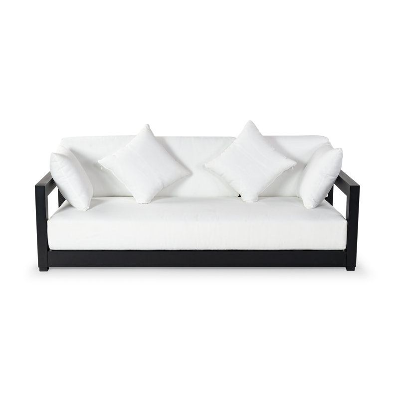 Montford Teak Patio Sofa with Cushions