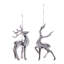 Ornements en verre cerf (ensemble de 6)