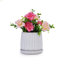 Ensemble de 2 pots de fleurs en céramique dégradés, jardinière moderne pour patio, jardin, rebord de fenêtre-752688317