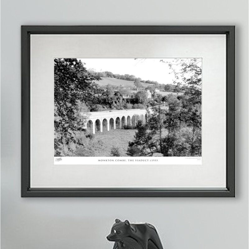Monkton Combe, The Viaduct C1955 - Single Picture Frame Print, 40cm H X 50cm W x 2cm D