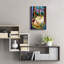 «Bambi 12» par Cindy Thornton, art mural en verre acrylique, 16 po x 24 po