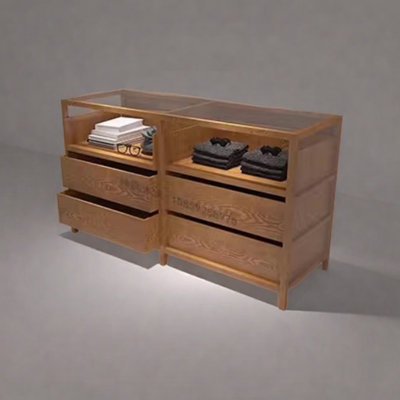 Armoire pour îlot central de style rétro