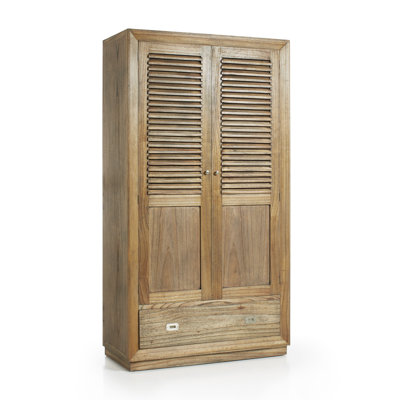 Merapi 2 Door Solid Wood Wardrobe