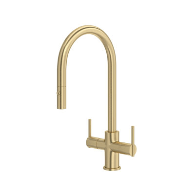 Pirellone 2 Lever Pull Down Kitchen Faucet