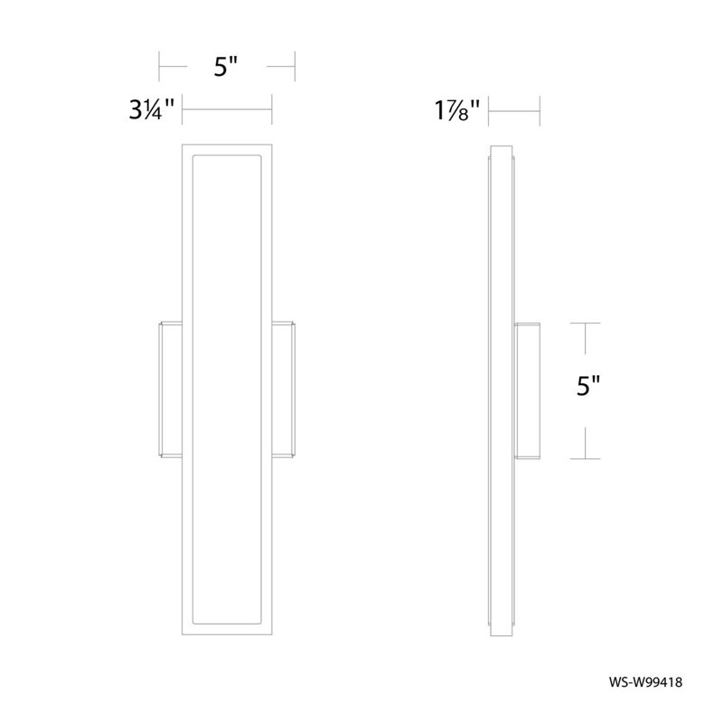 Bastone LED Outdoor Wall Light, 2700K