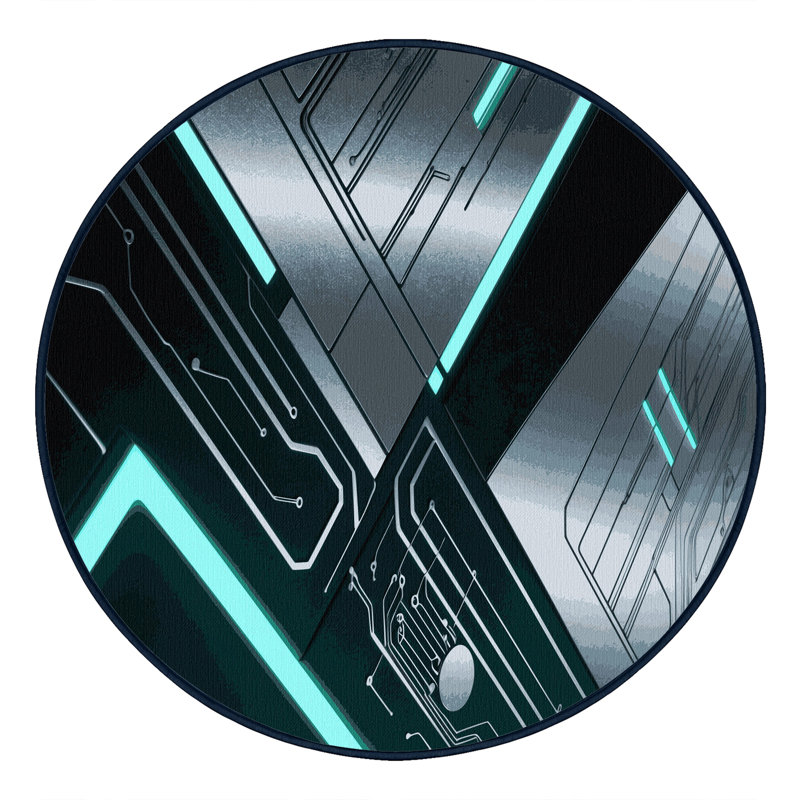 Polaris Orbit Rug, Round 6'