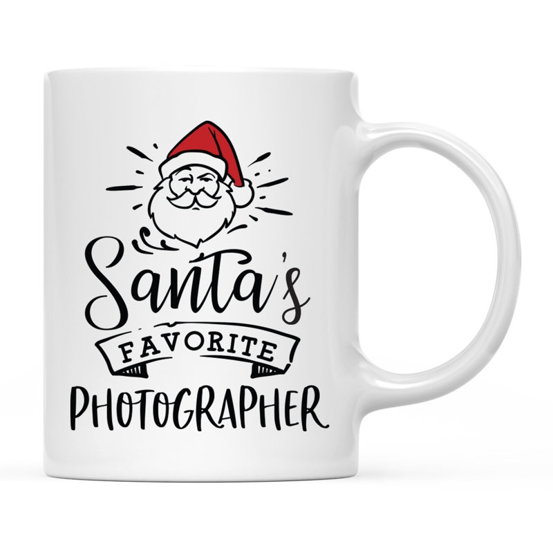 Grande tasse à café Tuileries, « Santa's Favorite Photographer »
