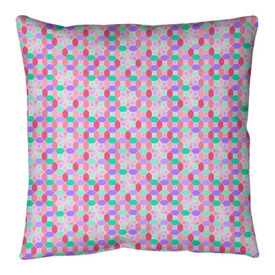 Coussin de jeté teint