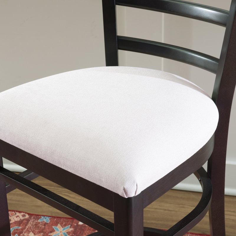 Khotan Solid Beech Wood Counter Stool (Set of 2)