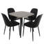 Sisquoc Casual 5-Piece Dining Set - Solid Square Table & 4 Plastic Duo Chairs-1811093363-1792836517