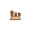 Ensemble d'accessoires de salle de bain 8 pièces Eleganto