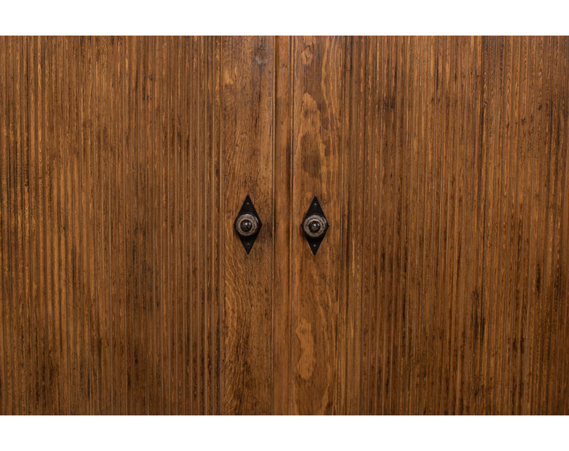 Brooks 63'' W Solid Wood Sideboard, Brown
