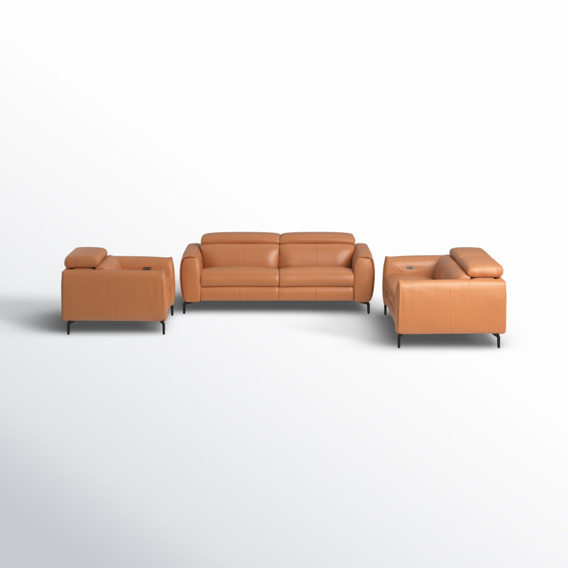 Ensemble d'inclinaison électrique 3 pièces Rayford, Caramel