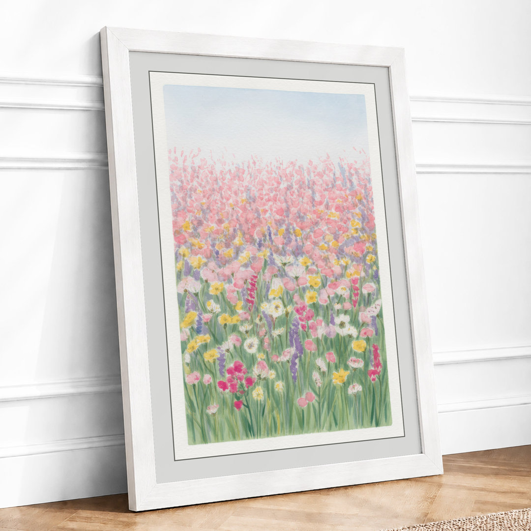 Meadow in Bloom Botanical - Framed Print