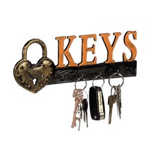 Schlüsselbrett Schlüsselhaken groß Schlüssel Metall Schmiedeeisen