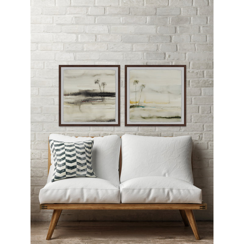 Solstice III - ensemble de 2 reproductions de cadres photo, H 12 po x l 12 po x P 1,5 po