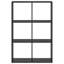 Book Cabinet Engineered Wood Bookshelf Freestanding Storage Organizer-1761350898