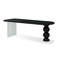 Bois massif noir demi-cercle-247721764