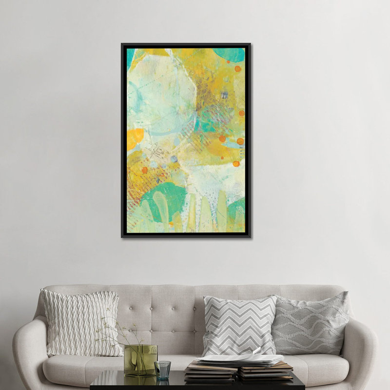 « wim i », impression sur toile, Toile encadrée noire, H 48 po x l 32 po x P 1,5 po, Pas de tapis