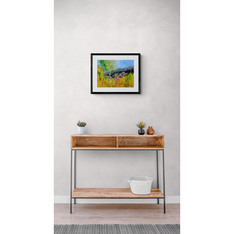 Provence 77 Print by Pol Ledent, Black Framed Paper, 16" H x 20" W