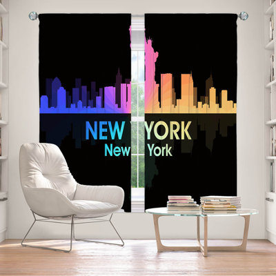 Deshala Room Darkening Curtains / Drapes Pair