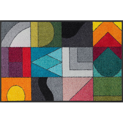 Momix Non-Slip Abstract Doormat
