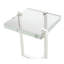 Mott Glass Top Frame End Table