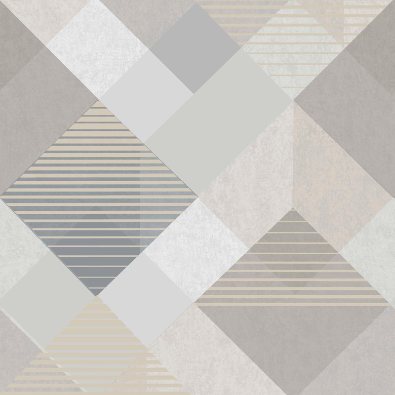 Superfresco Easy Kaleidoscope Geometric Wallpaper, Beige
