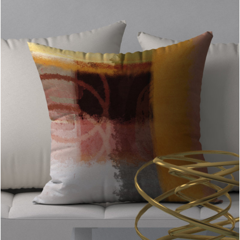 Reversible Throw Pillow, 20" x 20"