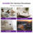 Lavender Memory Foam Mattress Topper - Ventilated Foam with Soothing Lavender Scent for Pressure Relief & Deep Sleep-175333402-234497576