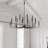 Okeefe 16 - Light Iron Dimmable Chandelier