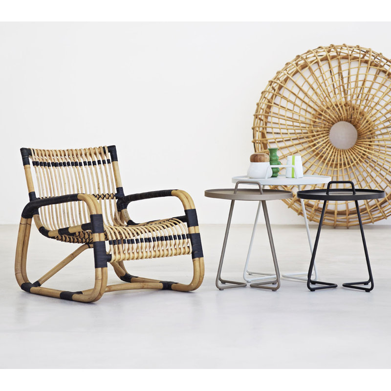 Curve Armchair, Natural/Black
