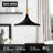 Charea 1 - Light Matte Black Single Pendant