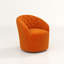 Keiera Velvet Swivel Barrel Chair-1458276138