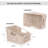 Wicker Storage Baskets, Waterproof Wicker Basket With Handles, Trapezoid Woven Storage Bins For Organizing, Decorative Wicker Basket, 2-Pack-1840369743