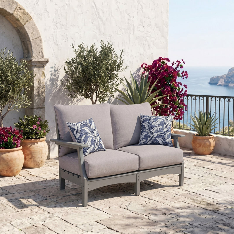 Lone View Bay Outdoor Loveseat With Cushion
