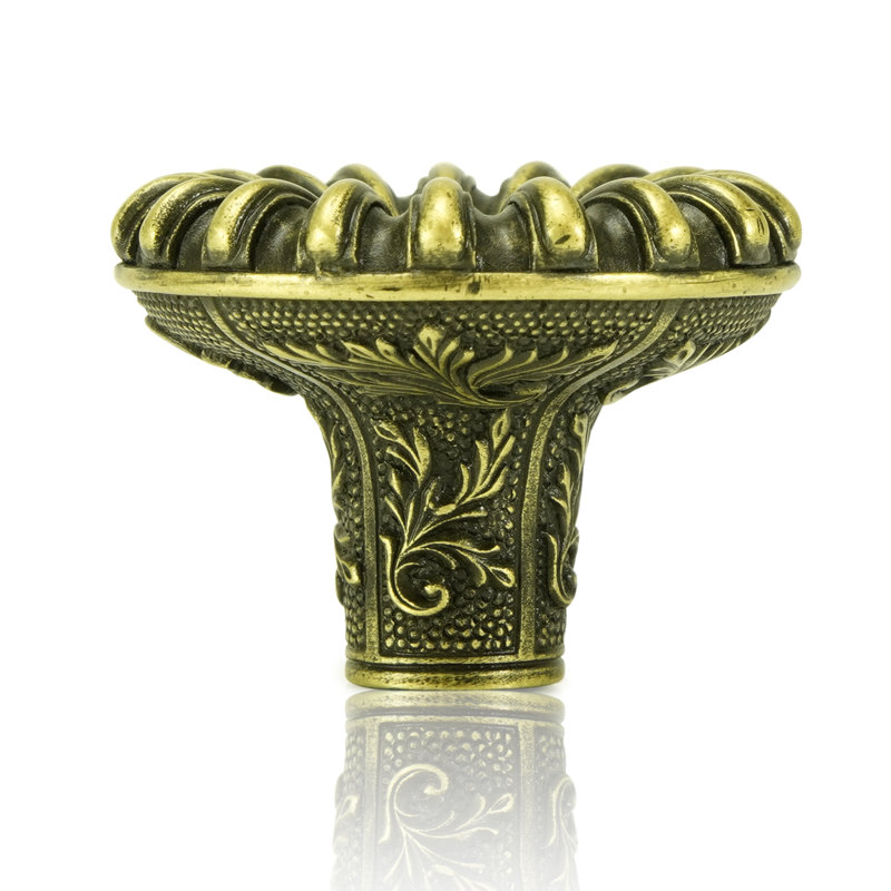 NANTUCKET Designer Knob, Artisan Brass