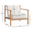 Chaise avec accoudoirs en bois massif Josephine-951489672