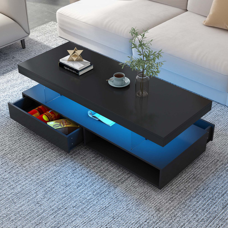 Beidleman 51.2'' Console Table, Black