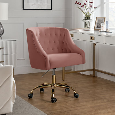 Doreen Velvet Hand-Curated Task Chair