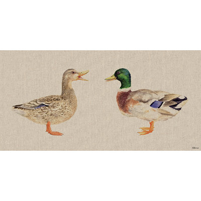 Rosie & Bertie 1 Piece Wall Art