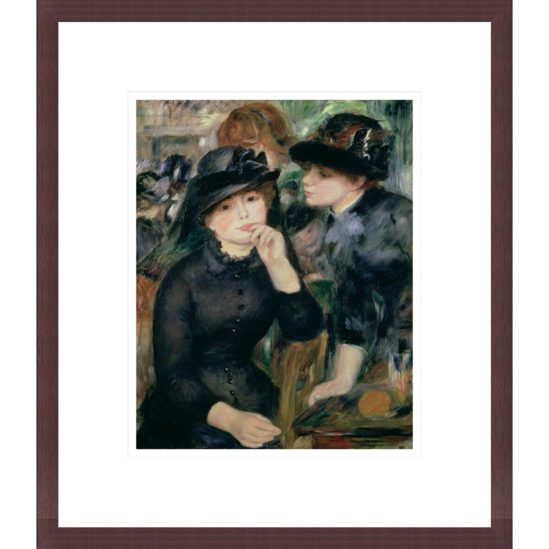 «Girls in Black» par Pierre-Auguste Renoir, impression giclée sur cadre, H 15,85 po x l 13,75 po