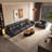 Modern casual retro low-key sofa set