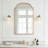 1-Light Vanity Light With Bright White Ceramic Shades-919924289