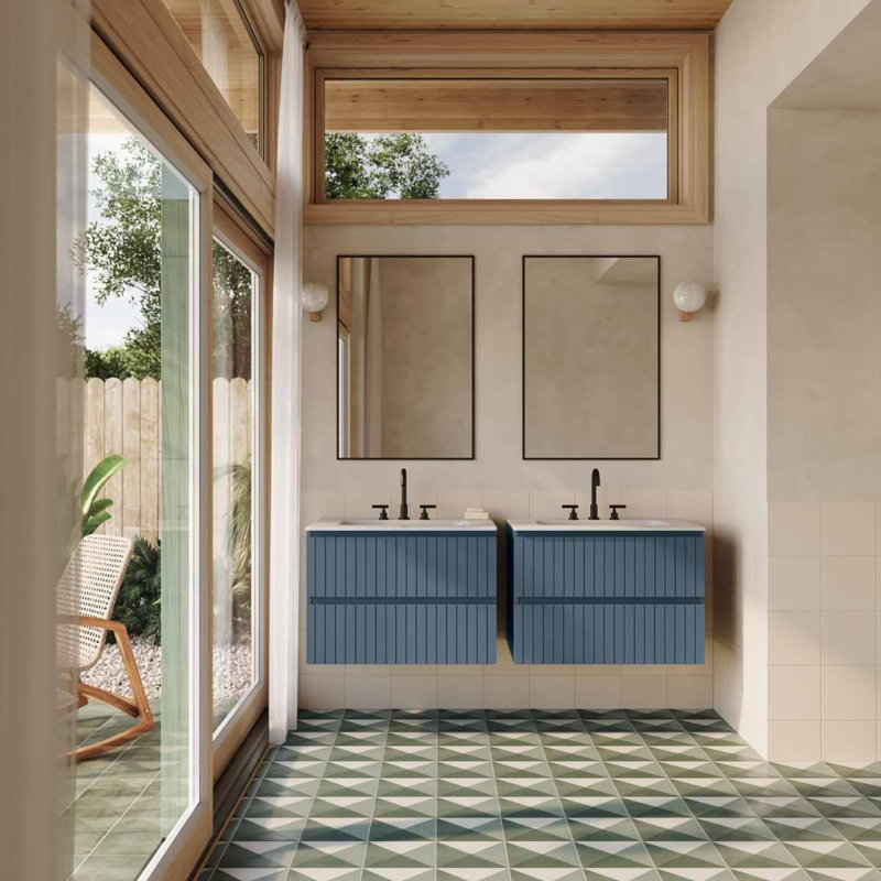 Art Geo By Elizabeth Sutton 7.87 In. X 7.87 In. Matte Porcelain Floor And Wall Tile (10.76 Sq. Ft. / Case)